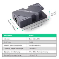 Injecteur PoE EDUP Starlink Gen2 12V vers 48V, convertisseur DC Step-Up 3-en-1 pour kit Internet Dish V2 vers routeur PC, adaptateur extérieur pour camping-car