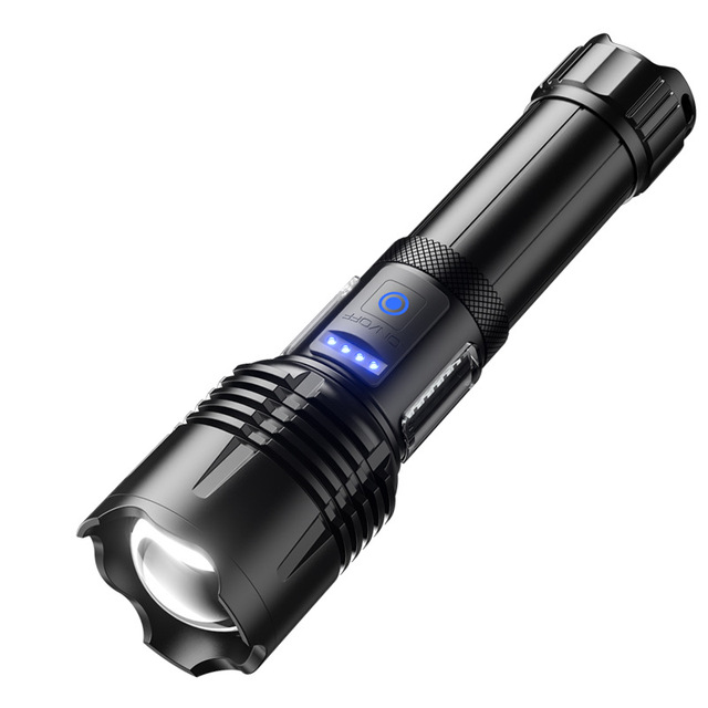 YesFire Tactical LED Flashlight High-Intensity Rechargeable Waterproof Long-Range  IP65 Rated 1000+ Lumens 1000M+ Beam Aluminum