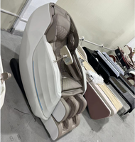 Sillón de Masaje con Compresión Caliente 8D, Gravedad Cero, Spa, 60W, Inteligente, Tuya, Eléctrico, Masaje Corporal Completo con Función de Calefacción, Cuero PU