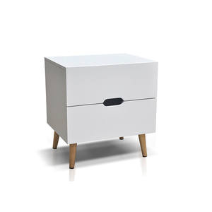 2 ящика прикроватная тумбочка деревянная Современная Ночная подставка - Product Image 2