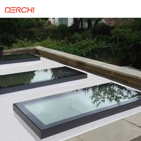 Ventana de Techo Automática Eléctrica de Aluminio Impermeable con Doble Acristalamiento DERCHI