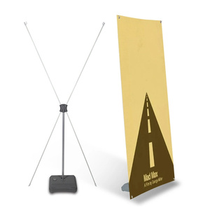 Étagère publicitaire promotionnelle personnalisée QM de type X, pour affichage publicitaire en extérieur et en intérieur - Product Image 2