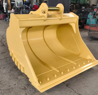 RSBM CAT Mud Bucket 60 Inch Excavator Ditch Cleaning Grading Bucket Attachment.