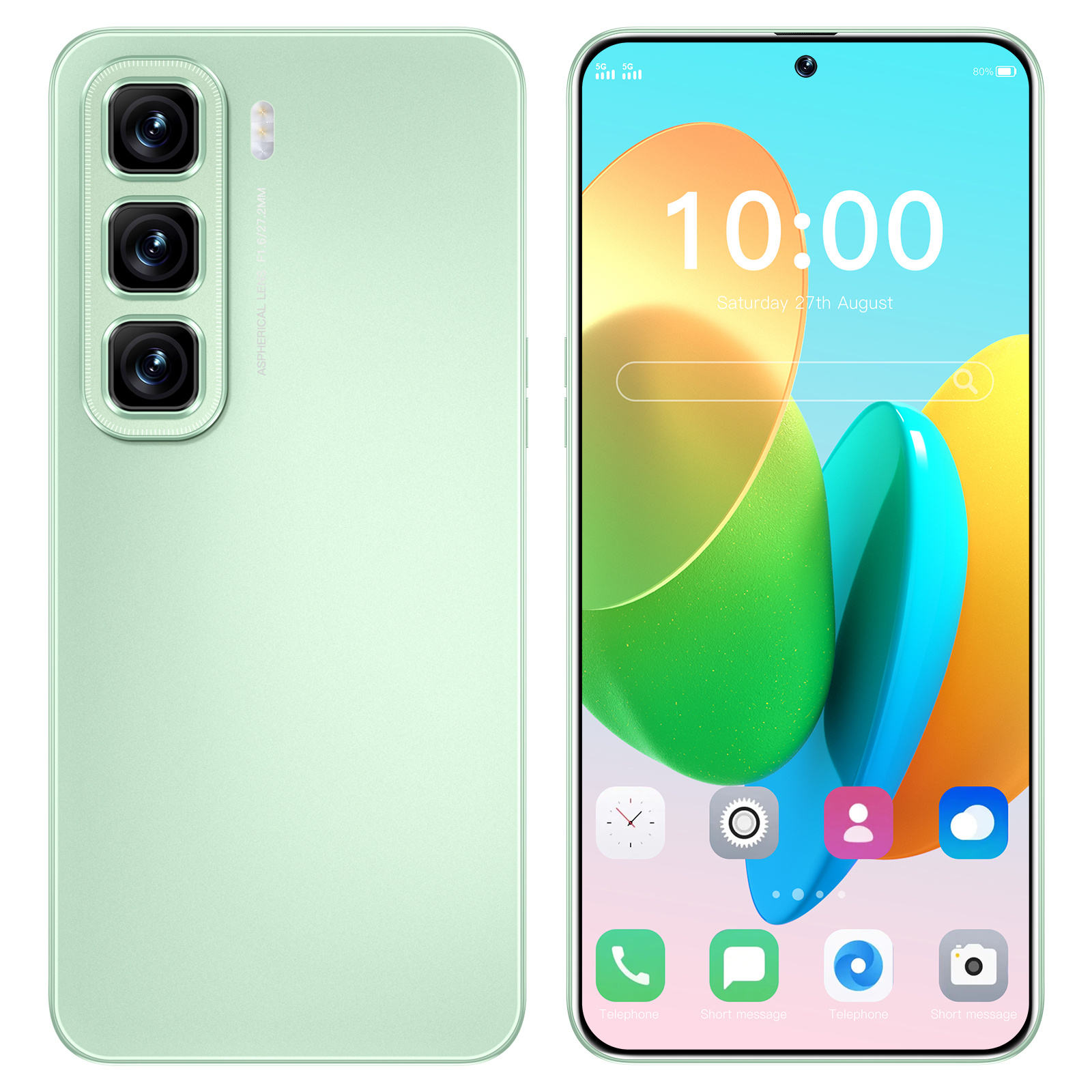 สีเขียว