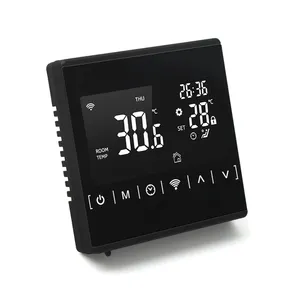 Fahrenheit — Thermostat de chauffage du sol WIFI pour chaudière électrique à gaz, avec écran tactile, contrôleur de température vocale,