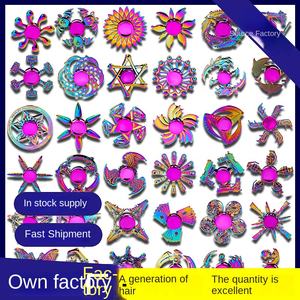 Nuovo Giroscopio da Dito in Lega Colorata, Giocattolo Antistress Popolare, Vendita all'Ingrosso, Gadget da Bancarella - Product Image 3