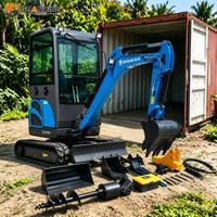Mini-excavatrice SHANDING 2,5 tonnes Euro 5 CE EPA, micro-excavatrice sur chenilles pour verger, jardin, ferme, usage domestique, prix des mini-excavatrices