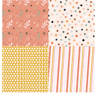 GF 24 Feuilles 6 "X6" Pack de papier de scrapbooking à motifs de renard mignon fait à la main DIY Craft Background Paper Pad