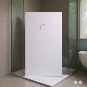 Receveur de douche rectangulaire Harmony 80 x 140 cm en ciment 7036 pour salle de bain - Product Image 3