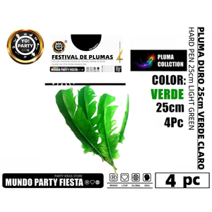Ensemble de décoration de fête en plumes dures 25cm 4 pièces #40020 - Product Image 1