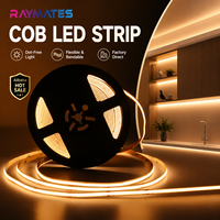 Tira de Luz LED de 24V Cortable y Flexible, de un Solo Color, IP20, Rollo de 5M, 3000K, Alto CRI, para Iluminación Debajo de Estantes y Gabinetes