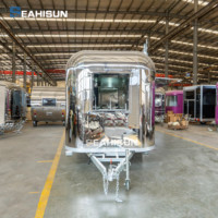 Remorque alimentaire mobile, camion-restaurant, équipement de cuisine, remorque à café pour entreprise, food truck européen, caravane à burgers