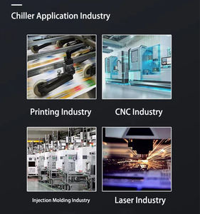 יצרני צ'ילרים תעשייתיים מדחס סקרול הרמטי משאבה צנטריפוגלית רב-שלבית 54 קילוואט 15 טון קיבולת קירור מכונות - Product Image 5