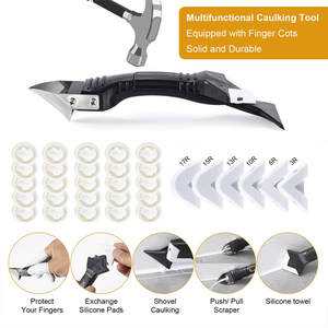 Dụng Cụ Bít Kín Bằng Silicon 3 Trong 1 Dụng Cụ Hoàn Thiện Bịt Kín Với Dụng Cụ Cạo Vữa Miếng Silicon 6 Đổi 6 Miếng Đệm 25 Ngón Tay - Product Image 2