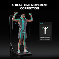 Máquina de Ejercicio Digital Inteligente AEKE S1 Pro con Resistencia de Remo para Cardio, Sistema de Entrenamiento Aeróbico en Casa, Máquina para Levantar Piernas