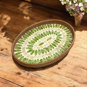 Rattan Laundry <b>Basket</b> Hotel and Bed and Breakfast Towel <b>Basket</b> Toy <b>Storage</b> Rattan <b>Wicker</b> <b>Basket</b> for Home Use - Product Image 3