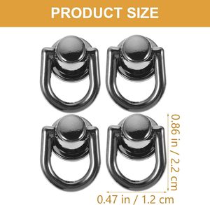 Angoily Sets - Kit de Herrajes Metálicos con Remaches y Anillas Giratorias para Bolsos, Reparación de Correas de Cuero y Suministros de Bricolaje - Product Image 2