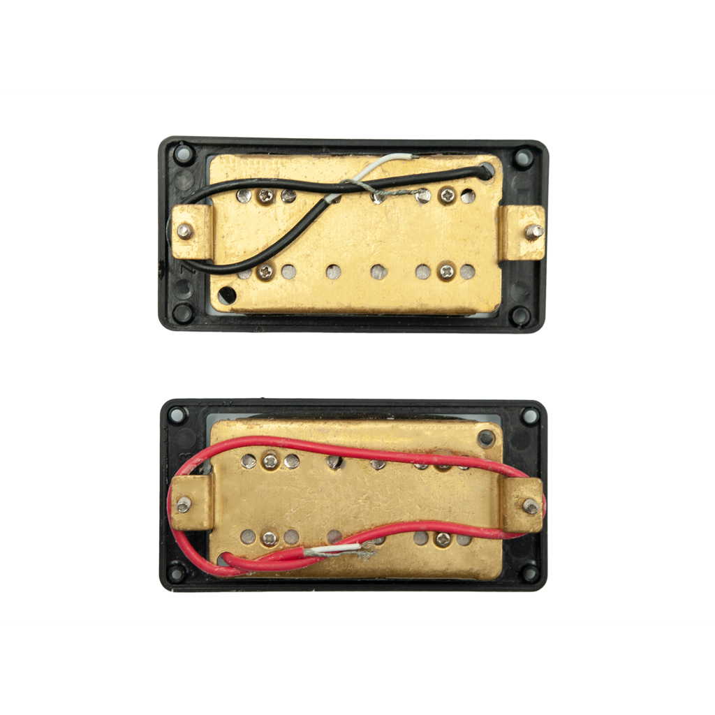 Durable Black Zebra Faced Double Coil Guitar Pickup - Oem