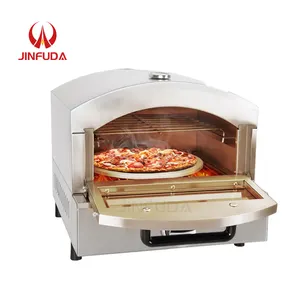 12 Inch Commerciële Brood Broodrooster Bakmachine Dubbellaags Pizza Maker Thuisgebruik Buiten Elektrische Pizza Ovens