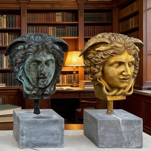 Estatua de Cobre Fundido del <span class=keywords><strong>Dios</strong></span> Griego Hércules, Decoración Tradicional para Jardín - Product Image 3