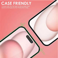 Protection d'écran en verre trempé 18/17/16/15/14/13 Plus/Pro/XS Max/XR/7/8/6s Plus/11/12 2.5D Ultra-fin 0.33mm Dureté 9H 3