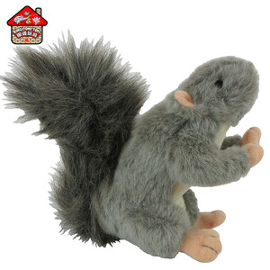 لعبة مضغ كلب قطيفة فائقة النعومة على شكل سنجاب ، لعبة هدايا الحيوانات الأليفة مع الصرير والهونكر توفر تخفيف التوتر - Product Image 1