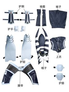 Costume de cosplay Tano pour adulte de bonne qualité, avec coiffe, ensemble complet de costume de combat de clone de luxe, uniforme d'Halloween, costumes de cosplay pour femme - Product Image 4