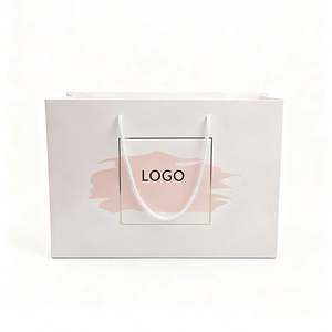 Sac cadeau en papier extra large, sans couture à la taille, avec impression personnalisée pour l'emballage de marques de luxe - Product Image 1