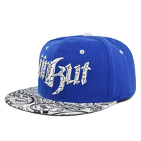 Gorra Personalizada con Bordado 3D en Relieve, Gorra Plana con Visera Plana, Estilo Hip Hop Urbano, Gorra Snapback Personalizada