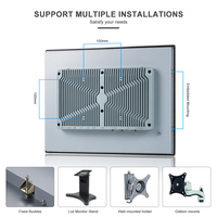 Panel PC Industrial de 15 Pulgadas, IP66, Acero Inoxidable, Intel N97, Sin Ventilador, Pantalla Táctil PCAP, Computadora HMI para Sistemas de Automatización de Fábricas Inteligentes