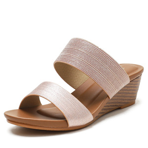 Sandalias <span class=keywords><strong>de</strong></span> moda <span class=keywords><strong>de</strong></span> verano para <span class=keywords><strong>mujer</strong></span>, <span class=keywords><strong>zapatos</strong></span> <span class=keywords><strong>de</strong></span> cuña para exteriores con suela gruesa y cierre <span class=keywords><strong>de</strong></span> tacón alto - Product Image 2