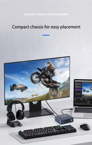 PC Ultra AI di Nuova Generazione Intel Ultra <span class=keywords><strong>5</strong></span> 125H/155H/225H 8GB DDR5 256GB SSD Mini <span class=keywords><strong>Computer</strong></span> Dual OS Windows 11 <span class=keywords><strong>Linux</strong></span> per Gaming e Ufficio - Product Image 5