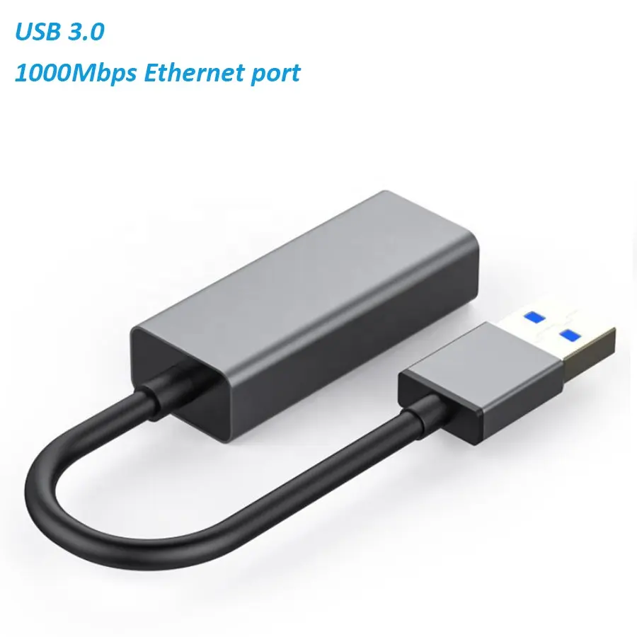 Adaptateur USB 3.0 vers RJ45 <span class=keywords><strong>1000</strong></span> mb/s, carte réseau, Gigabit, haute qualité