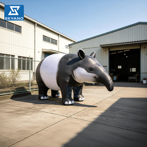 Modello Gonfiabile Gigante di Tapir Malese, Sculture di Animali Gonfiabili per Decorazione e Abbellimento in Eventi Zoo - Product Image 2