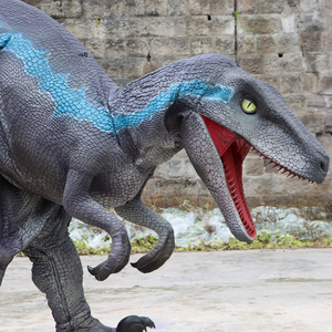 Modelo de disfraz de dinosaurio realista para adultos con patas ocultas, traje de acero de tamaño real para interiores y exteriores de <span class=keywords><strong>Soul</strong></span> Dinosaurs Model - Product Image 2