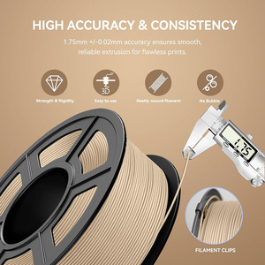 Filamento PLA PreFuture Wood de 1.75mm, 5 Rollos, Fibra de Madera Real, Filamento 3D para Impresoras FDM, 15% de Fibras de Madera, Materiales de Impresión 3D - Product Image 5