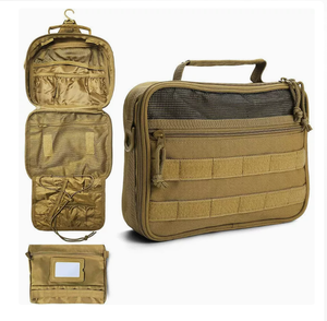 DFWB03 Outdoor duty <b>men</b> travel portable <b>toilet</b> wash <b>bags</b> OEM ODM with your marks logo Black khaki green - Product Image 6