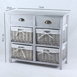 Vintage <strong>Grey</strong> Range Sideboard <strong>Cupboard</strong> with Drawer - Product Image 6