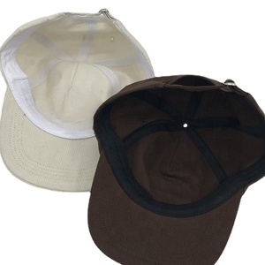 Casquette de baseball 5 panneaux sur mesure en velours côtelé avec logo brodé, bandeau en coton, casquette d'hiver, casquette de sport - Product Image 6