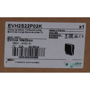 เต้ารับไฟฟ้า EVH2S22P02K 22kW T2 สำหรับชาร์จ ใหม่ ซีล NFP - Product Image 2