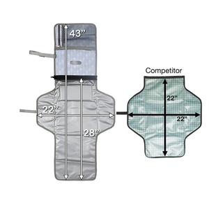 TINYATMatelas à <span class=keywords><strong>langer</strong></span> portable pour bébé avec <span class=keywords><strong>coussin</strong></span> <span class=keywords><strong>de</strong></span> tête - Product Image 4
