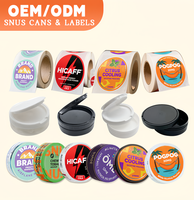 Canettes snus personnalisées avec plusieurs options de taille-adaptées aux divers besoins d'emballage
