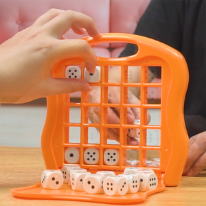 AJB Giochi da Tavolo in Plastica, Nuovo <span class=keywords><strong>Gioco</strong></span> di Dadi e <span class=keywords><strong>Carte</strong></span> Cinque in Fila, Interattivo Genitore-Figlio, <span class=keywords><strong>Gioco</strong></span> Educativo di Logica per Bambini - Product Image 4