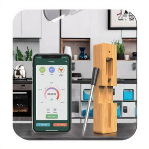 <span class=keywords><strong>Sonde</strong></span> numérique sans fil en acier inoxydable 304 avec connexion Bluetooth et contrôle par application intelligente FM200 pour la <span class=keywords><strong>cuisson</strong></span> <span class=keywords><strong>de</strong></span> la viande et le grillage en cuisine (OEM/ODM) - Product Image 2
