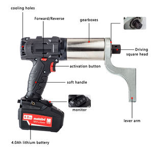 Llave de Impacto Inalámbrica E-WED80CX WREN con Mango de Pistola, 1500-8000N.m, Batería de Litio, Arranque Suave - Product Image 2