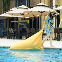 Benutzer definierte Outdoor wasserdichte Stoff Epp Floating Triangle Tip Boot Tatami Lazy Sofa Beach Pool Sitzsack