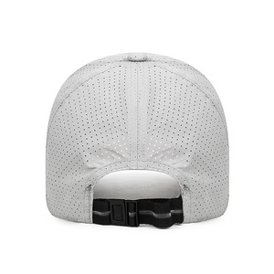 White Mesh <b>Baseball</b> <b>Cap</b> Unisex Quick-Drying Breathable Sun Protection Outdoor Hat - Product Image 3