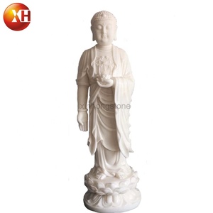 <span class=keywords><strong>Statue</strong></span> di Buddha Seduto in <span class=keywords><strong>Marmo</strong></span> Bianco Naturale, Sculture di Amitabha e <span class=keywords><strong>Statue</strong></span> di Buddha Sakyamuni - Product Image 4