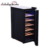 BCW-35 12 bouteilles en gros étagères en bois thermoélectriques Mini cave à vin électronique pour la maison