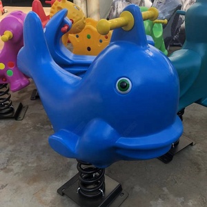 Cheval à bascule en peluche de printemps, équipement de terrain de jeu - Product Image 5